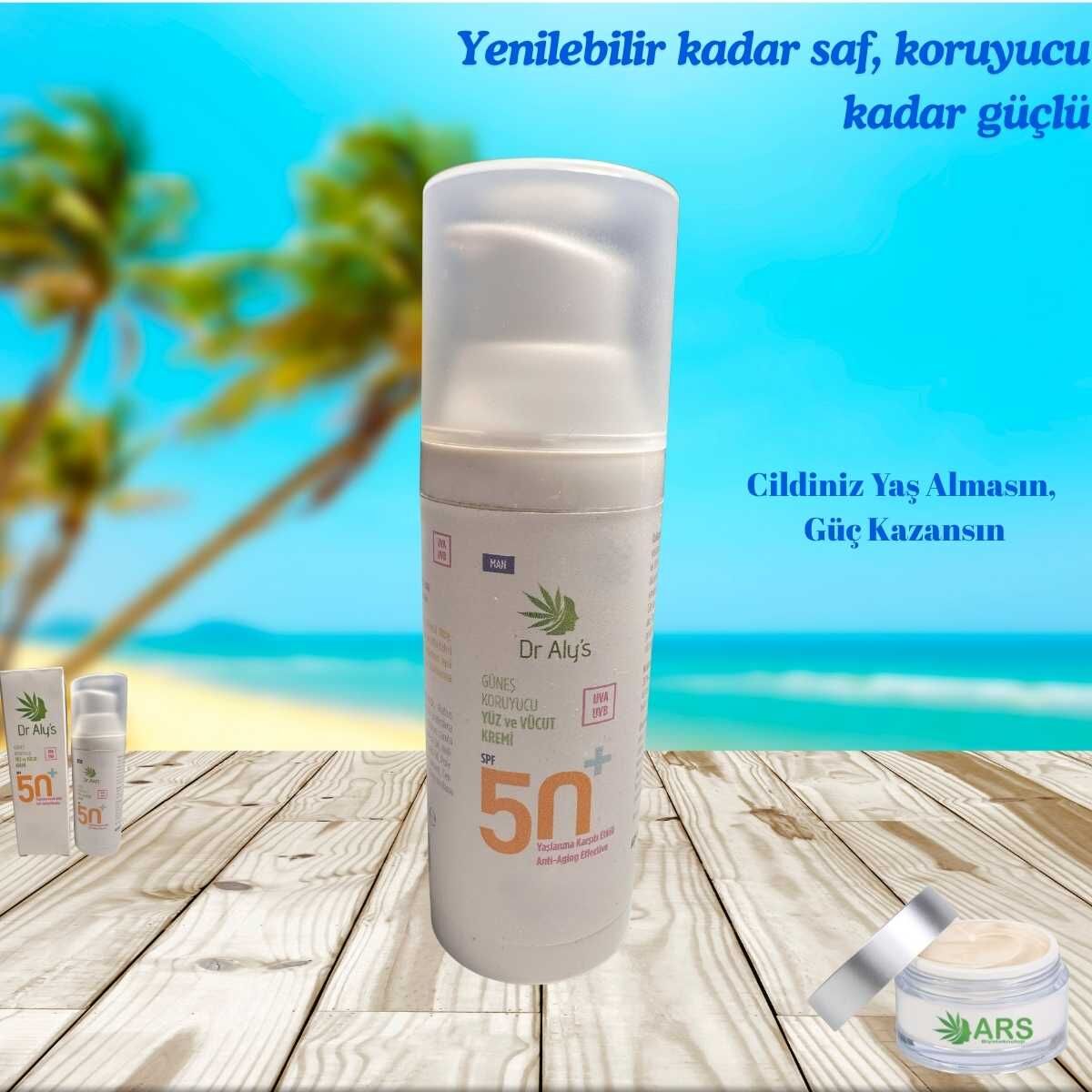 ALY’S SPF 50+ El ve Vücut Kremi